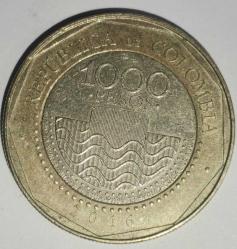 KOLOMBİYA 2016 1000 PESOS  LEUCHTRUM KAPAMASINDA