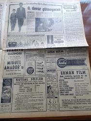 Milliyet Gazetesi - 17 Haziran 1962 - Hükümet En Geç Çarşamba Günü Toplanacak - Devlet Bakanı Nihat Su'da Adalet Partisinden İstifa Ediyor - CHP 6 Yıl Cezalıların Affına Taraftar - İsmet İnönü'nün Daveti İle Bağımsızlar Toplantıya Katıldı - 147'ler İçin Yeniden Kürsüler Kuruluyor - Gizli Ordu Cezayir Belediye Sarayını Yerle Bir Etti - Çetin Altan Köşe Yazısı - İstiklal Caddesi 1 Temmuzda Kapatılıyor - Ayşecik Ateş Parçası Filmi Başrolde Zeynep Değirmencioğlu - Abdülcanbaz'ın Maceraları Çizen Turhan Selçuk - Halit Kıvanç Köşe Yazısı - Gelin Taşı Yazan Yaman Koray Yazı Dizisi - Kızıl Kadırga Yazan Abdullah Ziya Kozanoğlu - Allahlık Ali Bey Çizen Swan - 27 Mayıs'ın Gerisindeki 5 Yılın Hikâyesi Yazı Dizisi - Orhan Erkanlı'nın Ağzından 28 Nisandan 27 Mayıs'a - Şımarık Artistler Hollywood'u Alt Üst Etti - Elizabeth Taylor - Marilyn Monroe - Galatasaray Milli Lig Şampiyonu Oldu - Fenerbahçe İsteyen Oyuncusuna Bonservis Verecek - 1962 Şili Dünya Kupası