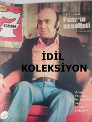 TV'de 7 Gün Haftalık Aktüalite Sinema Tiyatro Müzik ve Magazin Dergisi - 30 Haziran 1975 - Sayı:21 - Can Akbel Fuar'ın Assolisti - ''Bendeniz Bay Uzunkulak'' - Charles Boyer - Rudolph Valentino - - Esen Ünür - Mediha Şen - Gönül İpek - Selahattin Pınar - Saadettin Kaynak - Timur Selçuk - Sabri Dino - İlhan İrem de ''Bahçıvan'' oldu - Çetin Çeki, TV Haberleri Müdür Yardımcısı oldu - Atilla Yelken - Baba Cartwright - Hulusi Kentmen - Atıf Kaptan - Kadir Savun - Semiha Yankı olayı - Kamuran Akkor Rüzgarın Hışmına Uğradı - Tahsin Öztin - Deveyi tanır mısınız? - Emel Sayın - Yılmaz Güney - Jack Lemmon - Nurhan Damcıoğlu - Macit Flordun - John Steinbeck - Yeşim Posteri - ''DKD'' kursları için halkevlerine akın başladı - Karakolda filmi niçin oynatılmadı? - 3, İstanbul Festivali neden TV'de gösterilmiyor? - Yasemin Kumral Dereden Tepeden - Nilüfer - İlhan İrem - Ali Rıza Binboğa - Semiha Yankı - Halit Kıvanç - Sezai Solelli - Semih Polat fotoğraf ve haberi - Posterli Tam Takım Dergi