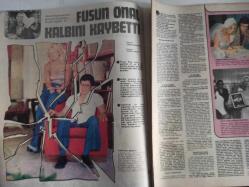 TV'de 7 Gün Haftalık Aktüalite Sinema Tiyatro Müzik ve Magazin Dergisi - 14 Temmuz 1975 - Sayı:23 - Füsun Önal kalbini kaybetti - Atilla Özdemiroğlu - İlhsan Şentürk - Halit Kıvanç - 4 Yeni Yuva Kuruldu - Tanju Okan'ın nikahını kadınlar kıydı - Zeliha evlendi ve sahneyi bırakıt - Ayşecik erdi muradına, biz çıkalım kerevetine - Hikmet Feridun Es - Uğur Dündar - Samim Var - Cenk Koray - Cem KAraca - Semiha Yankı - Nida Tüfekçi - Sevim Deran - Erol Deran - Uğurlugiller'in Dönüşü - Almanlar neler seyrediyor? - Tahsin Öztin - Nurhan Damcıoğlu Posteri - Cüneyt Arkın - Selda Alkor - Mine Yalçın - Betty Grable Sarışın Bomba - Nurhan Nur - Buster Keaton - Timur Hakmen'e olanlar oldu! - Cahit Oben - Arçelik Buzdolabı Reklamı - Kış Uykusuna Yatan Televizyon - Cüneyt Arkın da TV'ye ateş püskürüyor Ömer Tüzündür - Sema Tüzün - Yılmaz Dağdeviren fotoğraf ve haberi - Posterli Tam Takım Dergi