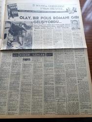Milliyet Gazetesi - 6 Haziran 1962 - Adalet Partisi İdare Kurulu İstifa Etti - Necmi Ökten Adalet Parti'sinden İstifa Etti - Beşer 1 Yıla Mahkum - CHP Meclis Grubu İsmet İnönü'ye Yetki Verdi - Tanınmış Sinema Yıldızı Van Heflin İstanbul'da - Sadece Hesap Makinesi Çalan Bir Hırsız Yakalandı - Cemal Gürsel Bugün İsmet İnönü'den Başkasına Başbakanlık Tevdi Edilemez Dedi - Ayasofya Müzesinin Minaresinde Yangın Çıktı - Çetin Altan Köşe Yazısı -  Araba Vapuru Kuyruğu Dün Yıldız'a Kadar Uzadı - Gelin Taşı Yazan Yaman Koray Yazı Dizisi - Kızıl Kadırga Yazan Abdullah Ziya Kozanoğlu Yazı Dizisi - Cici Can Çizen Bedri - Tombik Çizen Trog - 27 Mayıs'ın Gerisindeki 5 Yılın Hikâyesi Hazırlayanlar Ömer Sami Coşar Abdi İpekçi -  Fellini'nin Yaptığı Bir Filmle İtalyan Sosyetesinin İpliği Pazara Çıktı - Grundig Radyo - Lambretta Motorsikletlerin Büyük Rally Kafilesi Geldi - Fenerbahçe İle İddialı Maç Yapacağız - Karagümrük Tarık Kutver'i 50 Bin Liraya Galatasaray'a Verecek - Galatasaray Beşiktaş