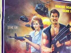 VAHŞİ DARBE ( Dark Day Express), 1989, SİNEMA FİLM AFİŞİ ÇİZİM / POSTERİ, - BÜYÜK BOY - ORİJİNAL - 100 X 68 cm EBADINDA - Original Turkish Big Size Movie Poster - Prapon Petchinn, Sorapong Chatree, Andrew Elliot, Barry Euckan, Sorapong Chatree, Andrew Elliot, Barry Euckan, Gene Fabius, Hubert Francis, Panna Rittikrai, SEVİNÇ FİLM
