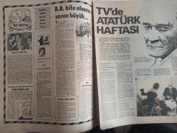 TV'de 7 Gün Haftalık Aktüalite Sinema Tiyatro Müzik ve Magazin Dergisi - 3 Kasım 1975 - Sayı:39 - En uzun günün arından - Altan Erbulak - Altan Karındaş - Filiz Akın - Cenk Koray - Yaşar Özel - Zeki Sözer - Güneş Tecelli - Bülent Ersoy olayının içyüzü - Mazi Kalbimde Yaradır - Hikmet Feridun Es - Komiser Columbo'nun Romanı - Ross Martin - Halit Kıvanç - Celal Bayar - Barış Manço - Kadınlar Yılında Herşey Kadınlar İçin - Nida Tüfekçi - Füsun Önal - Atilla Özdemiroğlu - Ali Uyanık - Erol Aksoy - Dilenci iş arıyor - TV Gençlik Kulübü - Nathalie Wood - George Chakiris - Russ Tamblyn - Richard Beymer - Rita Moreno - TV'de Yerli Filmler Üzerine - Ümit Tunçağ - Elvan Sevil - Sebla Özveren -Barbara Bain - Martin Landau - 18 Yıllık Bir Aşk Hikayesi fotoğraf ve haberi - Tam Takım Dergi