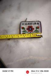 Antika Boncuk Örme Cüzdan K.HATIRA YAZILI FERMUAR BAKIM İHTİYACI VAR 7X9 CM