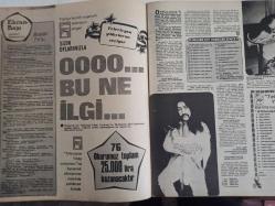 TV'de 7 Gün Haftalık Aktüalite Sinema Tiyatro Müzik ve Magazin Dergisi - 12 Ocak 1976 - Sayı:3 - Zafer Cilasun - Ajda Pekkan - Peter Falk - Tanımadığınız Columbo - Ülkü İnset - Cem Karaca - Barış Manço - Ekran Başı - Hikmet Feridun Es - Canan Oğuz - Güneş Tecelli - Tuna Huş - Ülkü İmset - Ajda Pekkan'a Ekran Yasak - Hanife Hala da Resim Çekiyor - Telespor'un İstanbul Seferi - Bekir Sıtkı Sezgin - Hülya Sözer - Terzi Yusuf Televizyonu Alamıyor - Semiramis Pekkan - Ayhan Işık - Fatma Girik - Çolpan İlhan - Çolpan İlhan - Ümit Tokcan Posteri - Nuriye Kantar - Bilge Baykara - Melek Dener - Böyle Bir Seçil Heper Seyredecektik - Elçin Temel - Radyo ve TV'de bir Doktor Şair Konuşmacı Var - Tele Arkadaş - Güneş Tecelli - Tahsin Öztin - Hikmet Feridun Es - Sözün Gelişi - Yüzdeki Sivilceler - Ahmet Günday - Bay Yarımsaç Türk TV'sinde - Kirk Douglas'ın Dünü Bugünü - Mutlu Bir Aile fotoğraf ve haberi - Posterli Tam Takım Dergi