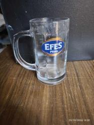 0.3 LT EFES PİLSEN BİRA BARDAĞI  KULPLU