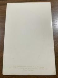 Osmanlı Dönemi Tophane Eski İpek kumaş üzeri baskı Profilo tebrik kartı