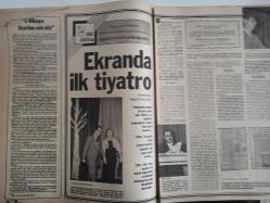 TV'de 7 Gün Haftalık Aktüalite Sinema Tiyatro Müzik ve Magazin Dergisi - 8 Mart 1976 - Sayı:11 - Ajda Pekkan - Fecri Ebcioğlu - Erkan Yolaç - Cemil Can Bıçakçı - Ateş Böcekleri - Halit akçatepe - İlhan Daner - Ekran Başı - Hikmet Feridun Es - Bülent Denli - Sinemanın Aktör böksörleri - Süleyman Turan - Jean Paul Belmondo - Harold lloyd - Kartal Tibet - Paul Newman - Alfred Hitchcock - Ernest Hemingway - Sezai Solelli - Taner Şener - Küçük Hanımefendi 1976 - Belgin Doruk - Küçük Aydın - Uğur Akdora - Yahya Demirel - Ayten alpman - İzzet Günay - Mete İnselel - Grace Kelly - Türkan Şoray - İzzet Günay - Efkan Efekan - Türkan Şoray Posteri - Safiye Filiz - Bülent Denli - Fecri Ebcioğlu - Tahsin Öztin - Enrico Macias - Demis Roussos - Serpil Barlas sonunda şeytanın bacağını kırdı - Selçuk Alagöz'ü askere böyle uğurladık - İskender Doğan - Cem KAraca - Melike Demirağ - Seçil Heper - Alpay - Hikmet Feridun Es - Harika Değirmenci - Turhan Erdemgil - Barry Fitzgerald - Posterli Tam Takım Dergi