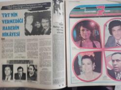 TV'de 7 Gün Haftalık Aktüalite Sinema Tiyatro Müzik ve Magazin Dergisi - 8 Mart 1976 - Sayı:11 - Ajda Pekkan - Fecri Ebcioğlu - Erkan Yolaç - Cemil Can Bıçakçı - Ateş Böcekleri - Halit akçatepe - İlhan Daner - Ekran Başı - Hikmet Feridun Es - Bülent Denli - Sinemanın Aktör böksörleri - Süleyman Turan - Jean Paul Belmondo - Harold lloyd - Kartal Tibet - Paul Newman - Alfred Hitchcock - Ernest Hemingway - Sezai Solelli - Taner Şener - Küçük Hanımefendi 1976 - Belgin Doruk - Küçük Aydın - Uğur Akdora - Yahya Demirel - Ayten alpman - İzzet Günay - Mete İnselel - Grace Kelly - Türkan Şoray - İzzet Günay - Efkan Efekan - Türkan Şoray Posteri - Safiye Filiz - Bülent Denli - Fecri Ebcioğlu - Tahsin Öztin - Enrico Macias - Demis Roussos - Serpil Barlas sonunda şeytanın bacağını kırdı - Selçuk Alagöz'ü askere böyle uğurladık - İskender Doğan - Cem KAraca - Melike Demirağ - Seçil Heper - Alpay - Hikmet Feridun Es - Harika Değirmenci - Turhan Erdemgil - Barry Fitzgerald - Posterli Tam Takım Dergi