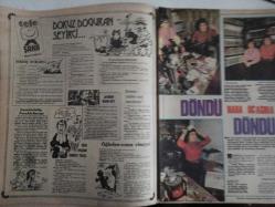 TV'de 7 Gün Haftalık Aktüalite Sinema Tiyatro Müzik ve Magazin Dergisi - 12 Nisan 1976 - Sayı:16 - Melike Demirağ - Asu Maralman - Aytaç Kardüz - Ülkü İmset - Jülide Gülizar - Ülkü Kuranel - Zuhal ÇAkır - Statlar evlere geldi - Trabzon, Trabzon olalı Böyle maç gelmedi  -Halit Refiğ - Lütfü Akad - Atıf Yılmaz - Osman Seden - Duygu Sağıroğlu - Metin Erksan - Diana Muldaur - Garry Collins - Peter Lukoye - Hal Frederick - Döndü baba ocağına döndü  - Giray Elmalı - Abba - Şenay - Barry Newman - Miles Bennell - Hikmet Feridun Es - Başak Doğru Eurovision 1976'yı anlattı - Başak Doğru - Yıldıray Çınar - Can Akbel'in İstanbul'da konferansı vardı - Amigonun böylesi - Cenk Koray - Cemile Kutgün - Füsun Önal - TRT'nin Basın Raporu - Dert Ortağı - Cliff Robertson - Clair Bloom - Ajda Pekkan - Kayınpeder Ekrem! - Rüştü Asyalı - Keloğlan Şarkıcı - Tursil Deterjan Reklamı fotoğraf ve haberi - Posterli Tam Takım Dergi