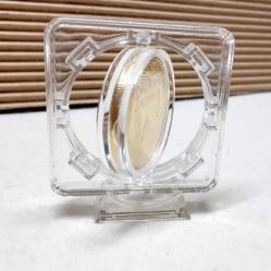 Altın kaplama islami Hatıra Para- Besmele Yazılı. Koleksiyonluk ve hediyelik,Döner Standlıdır. Masa üstünde sergilnebilir.