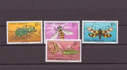 1981 Yararlı Böcekler II Mnh Lüks Tam Seri Pul    ----TC2341