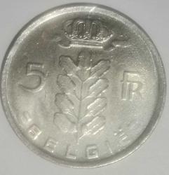 BELÇİKA 1978 5 FRANK