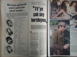 TV'de 7 Gün Haftalık Aktüalite Sinema Tiyatro Müzik ve Magazin Dergisi - 21 Haziran 1976 - Sayı:26 - Levent Kırca - Televizyon çocuklarımızın kişiliğini tehdit ediyor! - Baba Cartwright - Hikmet Feridun Es - Ekran Başı - Giray Elmalı - Yaz günlerinde ekrana yeni diziler gelmiyor - Bülent Özveren - Komiser Columbo - Hamdi Uncu - Ginko Salivo - Ekrana Bir Güzellik Kraliçesi Geliyor - Tahsin Öztin - Ülkü Aker - Salih Güney - Tam Levent Kırca'ya göre nikah! - Alpay - Fatma Girik - Tony Curtis - Nilüfer Posteri - Nöriye Kantar Film Setlerinde - Ayşe Onarır - Fatma Girik - Asu Maralman - Nilgün Bayram'ın günleri nasıl geçiyor - Siz sordunuz Fenerbahçeli Cemil anlattı - Canan Oğuz - Barış Manço'dan bir mektup var - Zafer Banu Hülya üçlüsü dağıldı - Güreşte 2 altın adam daha - Güreşte 2 Altın Adamımız Daha - Halit Kıvanç - Sezai Solelli - Dert Ortağı - Tülay feryat ediyor - Anten falı - Kaynanalar Fuarda sahneye çıkıyor - Şakir Öner Günhan - Özdemir Erdoğan - Posterli Tam Takım Dergi