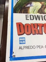 DOKTORA BAK HİZAYA GEL (La dottoressa del distretto militare), ORİJİNAL SİNEMA ÇİZİM AFİŞİ - 1976, FİLM AFİŞİ / POSTERİ - BÜYÜK BOY - ORİJİNAL - 100 X 70 cm EBADINDA - Original Turkish Big Size Movie Poster - Nando Cicero, Nando Cicero, Franco Milizia, Marino Onorati, Edwige Fenech, Alfredo Pea, Alvaro Vitali, Carlo Delle Piane, Grazia Di Marzà, Alfonso Tomas, Renzo Ozzano, Angelo Pellegrino, Dante Cleri, Tom Felleghy, Dante Cona, Mario Meniconi, Alfredo Adami, Lucio Montanaro, AKIN FİLM