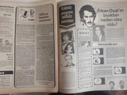 TV'de 7 Gün Haftalık Aktüalite Sinema Tiyatro Müzik ve Magazin Dergisi - 3 Ocak 1977 - Sayı:1 - Özel Sayı - Cihangir Göker - Televizyon yıldızlarının evinde - Yeni Yıl Yenilikleri - Cenk Koray - Hafta Başı - Yeni yılın ilk baykotu spikerlerden - Şengül KAraca - Erkan OYal - Tuna Huş - Can Akbel - Ülkü Kuranel - Mesut Mertcan - Tijen Par yine kaynanalarda - 1977'de neler olacak bakalım - Giray Elmalı - Reşat Nuri - Peyami Sefa - Halide Edip - Hüseyin Rahmi - Yakup Kadri - Haldun Taner - Hikmet Feridun Es - Oldu da Bitti Maşallah - Cevat Kurtuluş'tan bir gülen şarkı - Güneş Tecelli - Esmeray'ın İşi Şansa Kaldı - Zafer Cilasun ve 37 yıllık hayatı - Mücap Ofluoğlu - Nisa Serezli - Tv Yıldızları Takvimi 1977 - Cemile Kutgün - Columbo - Nuriye Kantar - Can Akbel - Elizabeth Montgomery - Erkan OYal - Angie Dickinson - Rock Hudson - Halit Kıvanç - Erkan Oyal'ın bıyıkları neden olay oldu - 1976'nın yüz karaları - Cemile Kutgün - Erol Evgin - Füsun Önal - Tansu Polatkan Posterli Tam Takım Dergi