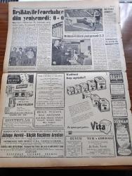 Ulus Gazetesi - 26 Ocak 1959 - Küçükyalı Neşe Sineması Kurbanları Dün De Arandı - Enkaz Altından 34 Ceset Çıkarıldı 26 Ağır Yaralı Var 9 Kişi Kayıp - Akköprü'de  Büyük Bir Yangın Çıktı 4 Atelye Yandı - Türkiye Şoförler Ve Otomobilciler Federasyonu Vergilerden Şikayette Bulundu - Yakup Kadri Karaosmanoğlu Köşe Yazısı - Ankara Valisi Ve Belediye Başkanı Dilaver Argun  Su Otobüs Havagazı Elektrik Sıkıntısı Var - Celal Yardımcı Basın Hür Üniversite Muhtardır Dedi - Kuklalar Yazan Oktay Verel Yazı Dizisi - Neron Çizen Ve Yazan Yalçın Çetin - Behram Öcal'ın Konuşması - Rauf Bayındır'ın Konuşması - Galatasaray Balosunda Bir Fenerbahçeli - Dikbaş Eğikbaş Karabaş Çizen Eflatun Nuri - Memetle Memet Yazan Ve Çizen Tonguç Yaşar - 4 Yıl İçinde 6 Güney Amerika Diktatörü Devrildi - Ankara'da Sinemalar Ve Tiyatrolar Programı - Beşiktaş İle Fenerbahçe Dün Yenişemedi - lise Ve Meslek Okulları Futbol Şampiyonasında Gazi Lisesi Şampiyon - Vezüv Gaz Ocakları - Vita Yağ - Derman Ağrı Kesici - Başak Bisküvi