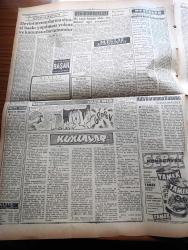 Ulus Gazetesi - 30 Ocak 1959 - CHP Genel Sekreteri Kasım Gülek İstanbul'daki Basın Toplantısında Dedi Ki Kaçırılan Paralar İçinde Bulunduğumuz Sıkıntıyı Gidermeye Yeter - Tarım Bakanı Nedim Ökmen'in Sosyal Yardımı - Dicle'de Bazı Memurların Evlerine Gece Ateş Edildi -  90 Kuruşa Satılan Bir Paket Bafra Sigarasını Maliyeti 26 Kuruş - Yeni Harman Sigarası - Yenice Sigarası - Yakup Kadri Karaosmanoğlu Köşe Yazısı - Galatasaray İle İzmirspor Berabere Kaldı - Japonya'nın En Meşhur Caz Şarkıcısı Peggy Hayama Türkiye'ye Gelecek - Küba'da İhtilal Mahkemesi Batistacılar Hakkında Yeni Hükümler Vermektedir - Türkiye İran Kültür Anlaşması Yapıldı - Kuklalar Yazan Oktay Verel Yazı Dizisi - Gandhi'nin Öldürülmesi - Ankara Hiltondan Geliyorum Allah Kurtarsın Yazan Nihad Subaşı Yazı Dizisi - Fidel Castro'nun Kübası - Dikbaş Eğikbaş Karabaş Çizen Eflatun Nuri - Memetle Memet Yazan Ve Çizen Tonguç Yaşar - Oktay Rifat Güzel Şiiri - Ankara'da Sinemalar Ve Tiyatrolar Programı - Sevim Çağlayan Göl Gazinosu