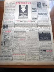 Ulus Gazetesi - 30 Ocak 1959 - CHP Genel Sekreteri Kasım Gülek İstanbul'daki Basın Toplantısında Dedi Ki Kaçırılan Paralar İçinde Bulunduğumuz Sıkıntıyı Gidermeye Yeter - Tarım Bakanı Nedim Ökmen'in Sosyal Yardımı - Dicle'de Bazı Memurların Evlerine Gece Ateş Edildi -  90 Kuruşa Satılan Bir Paket Bafra Sigarasını Maliyeti 26 Kuruş - Yeni Harman Sigarası - Yenice Sigarası - Yakup Kadri Karaosmanoğlu Köşe Yazısı - Galatasaray İle İzmirspor Berabere Kaldı - Japonya'nın En Meşhur Caz Şarkıcısı Peggy Hayama Türkiye'ye Gelecek - Küba'da İhtilal Mahkemesi Batistacılar Hakkında Yeni Hükümler Vermektedir - Türkiye İran Kültür Anlaşması Yapıldı - Kuklalar Yazan Oktay Verel Yazı Dizisi - Gandhi'nin Öldürülmesi - Ankara Hiltondan Geliyorum Allah Kurtarsın Yazan Nihad Subaşı Yazı Dizisi - Fidel Castro'nun Kübası - Dikbaş Eğikbaş Karabaş Çizen Eflatun Nuri - Memetle Memet Yazan Ve Çizen Tonguç Yaşar - Oktay Rifat Güzel Şiiri - Ankara'da Sinemalar Ve Tiyatrolar Programı - Sevim Çağlayan Göl Gazinosu