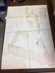 UÇURUM (KATIFOROS), 1961 - ORİJİNAL SİNEMA ÇİZİM FİLM AFİŞİ / POSTERİ - BÜYÜK BOY - 99 X 68 cm EBADINDA - Original Turkish Big Size Movie Poster - Giannis Dalianidis, Zoi Laskari, Nikos Kourkoulos, Mirka Kalatzopoulou, Vagelis Voulgaridis, Nitsa Marouda, Kostas Voutsas, Periklis Hristoforidis, Aggelos Mavropoulos, Giorgos Tsitsopoulos, Lavrentis Dianellos, Vasos Andronidis, Errikos Kontarinis, AKIN FİLM