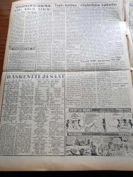 Ulus Gazetesi - 5 Şubat 1959 - CHP Milletvekilleri Kemal Sarıibrahimoğlu İle Mehmet Ali Arıkan Tarafından Verilen İspat Hakkı Teklifi Komisyonda - Kömür Dağıtımından Şikayet Devam Ediyor - Yeni Zelanda'ya Anıt Taşı Gönderiliyor - Milli Lig Grupları Belli Oldu - Galatasaray Kırmızı Fenerbahçe De Beyaz Gruplara Ayrıldı - Veremli Bir Şeyh Hastaya Bakıyor - Türk Amerikan Kadınlar Kültür Derneğinde Yerli Elbiseler - Ünlü Alman Keman Virtüozu Denes Zsigmondy Devlet Operasında - Kuklalar Yazan Oktay Verel Yazı Dizisi - Ahmet Adnan Saygun'un Yeni Dörtlüsü - Neron Çizen Yalçın Çetin - Toplum Bilim Ve Doğu'nun Geri Kalış Sebebi Yazan Önder Şenyapılı - Memetle Memet Yazan Ve Çizen Tonguç Yaşar - Baykara Tutsak Çizgi Roman - Şark Aleminin Eşsiz Dansözü Melike Cemali Turistik Göl Gazinosunda - Sana Nebati Margarin - Dertli Ana Filmi Başrolde Nedret Güvenç Ve Ahmet Mekin Melek Ve San Sinemasında - Lokanta Gonç Palas Açıldı