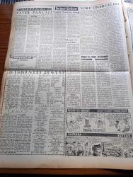 Ulus Gazetesi - 6 Şubat 1959 - Almanya Türkiye'ye Yardımı Durdurdu - 2. Dünya Savaşı'nda Türkiye'de El Konulan Alman Mallarının Geri Verilmesi İsteniyor - Küba İhtilali Kahramanı Fidel Castro'nun Kızkardeşi Augustino Castro İsviçre'de Öğrenci - Türk Yunan Görüşmeleri - Tanıdınız Mı Brigitte Bardot - Yabancı Üniversite Nasıl Kurulmuştur - Sinema Facialarından Sonra İstanbul'da 3 Sinema Kapatıldı - Yakup Kadri Karaosmanoğlu Köşe Yazısı - Alaattin Tiritoğlu Cumhuriyetçi Köylü Millet Partisi'nden Dün İstifa Etti - İşçiler Ve Onların Partisi Yazan Ali Rıza Arı - Kuklalar Yazan Oktay Verel Yazı Dizisi - Hiciv Mektubu Gönderen Zonguldak Defterdarı Hikmet Koç Tevkif Edildi - Pater Pançali Yazan Adalet Cimcoz - Ankara'da Sinemalar Ve Tiyatrolar Programı - Memetle Memet Yazan Ve Çizen Tonguç Yaşar - Baykara Tutsak Çizgi Roman - Ruti Değirmenli Yumak - Dertli Ana Filmi Başrolde Nedret Güvenç Ve Ahmet Mekin Melek Ve San Sinemasında - Şekerbank - Dansözler Kraliçesi İnci Birol Yeni Tiyatroda
