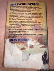 AVALANCHE EXPRESS / COLİN FORBES / PAN BOOKS / İNGİLİZCE KİTAP (ÇIĞ EKSPRES) HAFİF YIPRANMIŞ