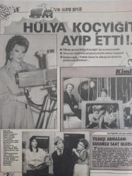 TV'de 7 Gün Haftalık Aktüalite Sinema Tiyatro Müzik ve Magazin Dergisi - 1 Ocak 1983 - Sayı:1 - Ekranında Son Gece - Nice Mutlu Yıllara Hep Birlikte - Türkan Şoray - O gün, elleri titriyordu - Başkent'te, Zeki Müren üzerine oynanan oyunlar - Hülya Koçyiğit ayıp etti - Gazanfer Özcan - Gönül Ülkü - yılbaşı armağanı guguklu saat olursa fotoğraf ve haberi - Dergi Tam Değildir sadece 2 Sayfası Mevcuttur - Dergi Kapağı Yoktur