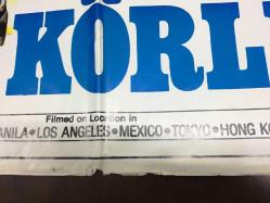 KÖRLER (BLIND RAGE), ORİJİNAL SİNEMA ÇİZİM AFİŞİ - 1976, FİLM AFİŞİ / POSTERİ - BÜYÜK BOY - ORİJİNAL - 100 X 68 cm EBADINDA - Original Turkish Big Size Movie Poster - Tony Ferrer, Leila Hermosa, Leo Fong, Charlie Davao, Fred Williamson, Carlos Padilla Jr., D'Urville Martin, Dick Adair, Darnell Garcia, B.T. Anderson, Subas Herrero, Chuck Doherty, AKIN FİLM