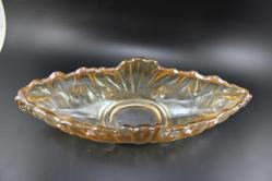 MURANO KAYIK BÜYÜK KASE ORJİNAL MURANO BALIK FORMUNDA BALIK GÖZLÜ (ANTİK KOLİ 15