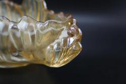 MURANO KAYIK BÜYÜK KASE ORJİNAL MURANO BALIK FORMUNDA BALIK GÖZLÜ (ANTİK KOLİ 15