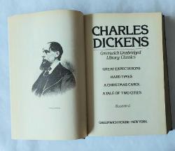 CHARLES DICKENS Greenwich Unabridged Library Classics, Great Experctations - Hard Times - A Christmas Carol - A Tale of Two Cities, Illustrated