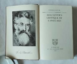 Mauthner's Critique of Language
