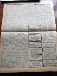 Ulus Gazetesi - 22 Şubat 1959 - Bütçe Görüşmeleri Dün Hadiseli Geçti - Suphi Baykam'ın Bir Şirket Hakkındaki Açıklamalarda Bulunması Üzerine Demokrat Parti Muhalefet Hatiplerine Cevap Verme Hakkını Tanımadı - Londra'da Vuku Bulan Uçak Kazasında Ölenlerin Cenazeleri Bugün Getiriliyor -  Uçak Kazasından Kurtulan Başbakan Adnan Menderes Tamamen İyileşti - Galatasaray Ankara Şampiyonu Demirspor'u Yendi - Adalet İle Gençlerbirliği Berabere Kaldı - Sev Uçagı Faciası Yazan Yakup Kadri Karaosmanoğlu - İngiliz Başvekili Macmillan Dün Moskova'ya Gitti - Demokrat Parti'den İstifalar Devam Ediyor - Kıbrıs'ta Yeniden Sessizlik Hakim - Eoka'cılar Affediliyor - Makarios Salı Günü Lefkoşe'ye Gidecek - Doktor Fazıl Küçük Bir Demeç Verdi - Kasım Gülek Ve İhsan Ada'nın Dokunulmazlıklarının Kaldırılması İstendi - Kuklalar Yazan Oktay Verel Yazı Dizisi - Vergi Siyasetimiz Yazan Ahmet Cemal Yüksel - Musiki Dünyası - Denes Zsigmondy Ve Yalancının Mumu Yazan Bedii Sevin - Milli Kütüphane Mikrofilm Başuzmanı