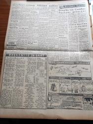Ulus Gazetesi - 10 Mart 1959 - Yakup Kadri Karaosmanoğlu Köşe Yazısı - Irak Hükümeti Uçakları Musulu Bombalandı - Kuzey Irak'ta Başlayan İsyan Hareketi Dün De Devam Etti - Musul Radyosuna General Abdülvahap El Şavvaf'ın İhtilâl Kuvvetleri Bağdat'a Doğru Yürüyor - Ani Olarak Ankara'ya Gelen Doktor Fazıl Küçük Kıbrıs İçin Kredi İsteyecek - CHP Sekreter Yardımcısı Kemal Satır'ın Demokrasi Demokrat Parti Milletvekili Himmet Ölçmen'e Cevabı - Et Ve Balık Kurumu Satış Mağazalarında Kuyruk - İstanbul'da Yapılan Akademi Defilesi Büyük İlgi Toplamıştır - Kuklalar Yazan Oktay Verel Yazı Dizisi - Mustafa Nuri Okçuoğlu - 1 Milyar 11 Milyon Doları Geçmiş Olan Dış Borçların Ödenmesi 2002 Yılını Buluyor - Ressam Nazlı Ecevit'in Sergisinde Röportaj Fikret Otyam - Milli Türk Talebe Birliği Bildiri Yayınladı - Öğrenci Burslarının Azlığı İle Yabancı Dil Sınavından Şikayet - Dikbaş Eğikbaş Karabaş Çizen Eflatun Nuri - Galatasaray Ve Vefaspor Kampta