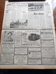 Ulus Gazetesi - 10 Mart 1959 - Yakup Kadri Karaosmanoğlu Köşe Yazısı - Irak Hükümeti Uçakları Musulu Bombalandı - Kuzey Irak'ta Başlayan İsyan Hareketi Dün De Devam Etti - Musul Radyosuna General Abdülvahap El Şavvaf'ın İhtilâl Kuvvetleri Bağdat'a Doğru Yürüyor - Ani Olarak Ankara'ya Gelen Doktor Fazıl Küçük Kıbrıs İçin Kredi İsteyecek - CHP Sekreter Yardımcısı Kemal Satır'ın Demokrasi Demokrat Parti Milletvekili Himmet Ölçmen'e Cevabı - Et Ve Balık Kurumu Satış Mağazalarında Kuyruk - İstanbul'da Yapılan Akademi Defilesi Büyük İlgi Toplamıştır - Kuklalar Yazan Oktay Verel Yazı Dizisi - Mustafa Nuri Okçuoğlu - 1 Milyar 11 Milyon Doları Geçmiş Olan Dış Borçların Ödenmesi 2002 Yılını Buluyor - Ressam Nazlı Ecevit'in Sergisinde Röportaj Fikret Otyam - Milli Türk Talebe Birliği Bildiri Yayınladı - Öğrenci Burslarının Azlığı İle Yabancı Dil Sınavından Şikayet - Dikbaş Eğikbaş Karabaş Çizen Eflatun Nuri - Galatasaray Ve Vefaspor Kampta