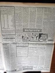 Ulus Gazetesi - 14 Mart 1959 - Irak İle Arap Cumhuriyeti Arasındaki Gerginlik - Nasır Abdulkerim Kasım'ın Komünist Ajanı Olduğunu Söyledi - Ağaç Katliamı Sıra Anıtkabir'de - Adenauer İle Mac Millan Anlaştı - İstanbul Valisi Ethem Yetkiner Muhalefete de Aynı İmkânları Verecek Mi - Emzikli Anneler Ekmek Peşinde Okul Çağındaki Çocuklar Çalışmak Zorunda - Çekoslovakya'da Çelik Endüstrisi Felce Uğradı - Milli Lig Maçlarına Üç Şehirde Devam Ediliyor - Amerikan Yardım Kurulu Kararı - Kapatılan Mithatpaşa Koleji İle İlgili Koğuşturma - Kuklalar Yazan Oktay Verel Yazı Dizisi - Tarihte Bugün Einstein'ın Doğumu Deyişler Yazan Fikret Otyam - Kızılay Eşya Piyangosu - Münih'te 2 Türk Sergisi - Profesör Doktor Yavuz Abadan - Baykara Tutsak Çizgi Roman - Ankara'da Sinemalar Ve Tiyatrolar - DAF Kamyon Ve Otobüsleri - Citroen DS 19 - Vita Yağ - Büyük Yıldız Sevim Çağlayan İlkbahar Konseri Büyük Sinemada - Henschel 12 tonluk Diesel Kamyonları - Muhterem Nur - Atıf Kaptan - Ahmet Mekin - Nezihe Becerikli