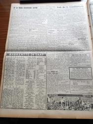 Ulus Gazetesi - 14 Mart 1959 - Irak İle Arap Cumhuriyeti Arasındaki Gerginlik - Nasır Abdulkerim Kasım'ın Komünist Ajanı Olduğunu Söyledi - Ağaç Katliamı Sıra Anıtkabir'de - Adenauer İle Mac Millan Anlaştı - İstanbul Valisi Ethem Yetkiner Muhalefete de Aynı İmkânları Verecek Mi - Emzikli Anneler Ekmek Peşinde Okul Çağındaki Çocuklar Çalışmak Zorunda - Çekoslovakya'da Çelik Endüstrisi Felce Uğradı - Milli Lig Maçlarına Üç Şehirde Devam Ediliyor - Amerikan Yardım Kurulu Kararı - Kapatılan Mithatpaşa Koleji İle İlgili Koğuşturma - Kuklalar Yazan Oktay Verel Yazı Dizisi - Tarihte Bugün Einstein'ın Doğumu Deyişler Yazan Fikret Otyam - Kızılay Eşya Piyangosu - Münih'te 2 Türk Sergisi - Profesör Doktor Yavuz Abadan - Baykara Tutsak Çizgi Roman - Ankara'da Sinemalar Ve Tiyatrolar - DAF Kamyon Ve Otobüsleri - Citroen DS 19 - Vita Yağ - Büyük Yıldız Sevim Çağlayan İlkbahar Konseri Büyük Sinemada - Henschel 12 tonluk Diesel Kamyonları - Muhterem Nur - Atıf Kaptan - Ahmet Mekin - Nezihe Becerikli