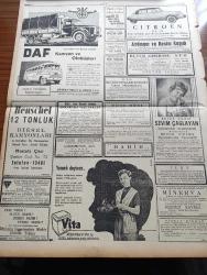 Ulus Gazetesi - 14 Mart 1959 - Irak İle Arap Cumhuriyeti Arasındaki Gerginlik - Nasır Abdulkerim Kasım'ın Komünist Ajanı Olduğunu Söyledi - Ağaç Katliamı Sıra Anıtkabir'de - Adenauer İle Mac Millan Anlaştı - İstanbul Valisi Ethem Yetkiner Muhalefete de Aynı İmkânları Verecek Mi - Emzikli Anneler Ekmek Peşinde Okul Çağındaki Çocuklar Çalışmak Zorunda - Çekoslovakya'da Çelik Endüstrisi Felce Uğradı - Milli Lig Maçlarına Üç Şehirde Devam Ediliyor - Amerikan Yardım Kurulu Kararı - Kapatılan Mithatpaşa Koleji İle İlgili Koğuşturma - Kuklalar Yazan Oktay Verel Yazı Dizisi - Tarihte Bugün Einstein'ın Doğumu Deyişler Yazan Fikret Otyam - Kızılay Eşya Piyangosu - Münih'te 2 Türk Sergisi - Profesör Doktor Yavuz Abadan - Baykara Tutsak Çizgi Roman - Ankara'da Sinemalar Ve Tiyatrolar - DAF Kamyon Ve Otobüsleri - Citroen DS 19 - Vita Yağ - Büyük Yıldız Sevim Çağlayan İlkbahar Konseri Büyük Sinemada - Henschel 12 tonluk Diesel Kamyonları - Muhterem Nur - Atıf Kaptan - Ahmet Mekin - Nezihe Becerikli