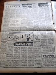 Ulus Gazetesi - 15 Mart 1959 - Memleket Kıymetli Bir Evladını Kaybetti Faik Ahmet Barutçu Dün Hayata Gözlerini Yumdu - Başbakanlık Müsteşarı Ahmet Salih Korur - Din Politikaya Alet Edilmektedir - Arap Cumhuriyeti İle Irak Savaş İçin Hazırlanıyor -  Kıbrıs Türk Gizli Mukavemet Teşkilatı Volkan Da Silah Teslim Edecek - Küba'da 7 Kişi Daha İdam Edildi - Kerkük'lü Türklere Baskı - Toplantı Ve Gösteri Kanununa Aykırı Olarak Yapılan Tören - Göztepe Gençlerbirliği Maçından Görsel - Fransa Deniz Kuvvetlerini  NATO Emrinden Alıyor - Kuklalar Yazan Oktay Verel Yazı Dizisi - Profesör Faruk Erem'in Konferansı - Kapatılan Mithatpaşa Kolejinin Yatılı Öğrencileri Açıkta - Eskişehir Çocuk Cezaevinde Kitaplık - Ankara'da Sinemalar Ve Tiyatrolar Programı - Memetle Memet Yazan Ve Çizen Tonguç Yaşar - Baykara Tutsak Çizgi Roman -   Her Akşam Turistik Göl Gazinosu Ramazan Eğlenceleri - Recep Adanır Oynadı Beşiktaş Kazandı - Neşe Karaböcek - Henley Lastikleri - Demirspor Dün Karşıyaka'yı Yendi - Chevrolet