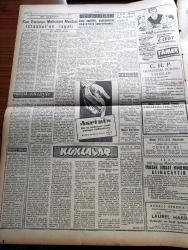 Ulus Gazetesi - 16 Mart 1959 - Faik Ahmet Barutçu'yu Saygı İle Anarken Yazan İsmet İnönü - Memleketimizin Büyük Kaybı Faik Ahmet Barutçu Bugün Resmi Törenle Toprağa Verilecek - Viyolonist Gülden Aruman Konser Verecek - Güreşte Şampiyon Olduk - Talat Paşa'yı Anma Töreni - Atina'da Grivas İçin Karşılama Hazırlığı - Abdülnasır Musul Ayaklanması Son Değildir Diyor - 23 Kişi Göz Bağışında Bulundu - Türkiye Göz Bankasının Genel Kurulu Toplandı - Milli Lig Ankara Maçları - Demirspor Göztepe İle Gençlerbirliği De Karşıyaka İle 1 1 Berabere Kaldı - Atatürk'ün Adana'ya Gelişinin 36. Yıldönümü - Kuklalar Yazan Oktay Verel Yazı Dizisi - Tarihte Bugün İstanbul'un İşgali - Son Osmanlı Mebusan Meclisi İstanbul'un İşgali Yazan Ali Rıza Erem - Tamek Konserveleri - Barutçu Ve Son Seyahati Hıfzı Oğuz Bekata - Ankara'da Sinemalar Ve Tiyatrolar Programı - Ruti Değirmenli Yumaklarını Kullanınız - Henschel 12 tonluk Diesel Kamyonları - Kızılay Eşya Piyangosu - Kadın Terzisi Sedat Kandemir - İrfan Baydar