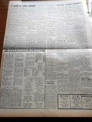 Ulus Gazetesi - 16 Mart 1959 - Faik Ahmet Barutçu'yu Saygı İle Anarken Yazan İsmet İnönü - Memleketimizin Büyük Kaybı Faik Ahmet Barutçu Bugün Resmi Törenle Toprağa Verilecek - Viyolonist Gülden Aruman Konser Verecek - Güreşte Şampiyon Olduk - Talat Paşa'yı Anma Töreni - Atina'da Grivas İçin Karşılama Hazırlığı - Abdülnasır Musul Ayaklanması Son Değildir Diyor - 23 Kişi Göz Bağışında Bulundu - Türkiye Göz Bankasının Genel Kurulu Toplandı - Milli Lig Ankara Maçları - Demirspor Göztepe İle Gençlerbirliği De Karşıyaka İle 1 1 Berabere Kaldı - Atatürk'ün Adana'ya Gelişinin 36. Yıldönümü - Kuklalar Yazan Oktay Verel Yazı Dizisi - Tarihte Bugün İstanbul'un İşgali - Son Osmanlı Mebusan Meclisi İstanbul'un İşgali Yazan Ali Rıza Erem - Tamek Konserveleri - Barutçu Ve Son Seyahati Hıfzı Oğuz Bekata - Ankara'da Sinemalar Ve Tiyatrolar Programı - Ruti Değirmenli Yumaklarını Kullanınız - Henschel 12 tonluk Diesel Kamyonları - Kızılay Eşya Piyangosu - Kadın Terzisi Sedat Kandemir - İrfan Baydar