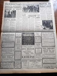 Ulus Gazetesi - 18 Ocak 1959 - Sümerbank Mallarına Yeniden Zam Yapıldı -  Ayakkabı Terlik Çanta Gibi Deri Mamülleri Yüzde 40 50 Pahalandı - CHP Meclis Grubu Başkanvekili Faik Ahmet Barutçu Tedavi Gördüğü Londra'dan Geldi - Milli Türk Talebe Birliği Kongresi Dün Toplandı - Yorgo Otis Adında Bir Kişi Tarafından 3 Kişiye Türklüğü Tahkir Eden Tehdit Mektupları Gönderildi - Nuh'un Gemisi Yine Aranacak - Ararat Dağları - Totaliterliğe Karşı Savaşan Ünlü Alman Şair Albercht Goes - Yakup Kadri Karaosmanoğlu Köşe Yazısı - Kuklalar Yazan Oktay Verel Yazı Dizisi - Neron Çizen Yalçın Çetin - Devlet Radyosu Ve İktidar Yazan Yalçın Tuna - Otobüslere Dadanan Yankesiciler Tutuldu - İşçi Davalarına Toplu Bir Bakış Yazan Ahmet Cemal Yüksel - Leyla Çambel - Tiyatrolar Yazan Adalet Cimcoz - Memetle Memet Yazan Ve Çizen Tonguç Yaşar - Baykara Tutsak Çizgi Roman - Ödüller Üstüne Yazan Ece Ovalı - Yılın Maçı Galatasaray Fenerbahçe - Beşiktaş Dün Beykoz'u Yendi - 2. Gazi Koşusu - Osman Kapani - Karagümrük