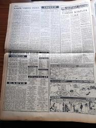 Ulus Gazetesi - 19 Ocak 1959 - Karayolları Bütçesi Görüşmesinde Programsız Çalışma Tenkidlere Uğradı - Kasım Gülek Dün Strazburg'a Hareket Etti - Paris Bölgesi Sular Altında - Eoka Yeniden Tedhişe Başlayacağını Bildirdi - Hereke Dokuma İşçileri Sendikası Kongresinde İşçiler Hayat Pahalılığından Şikayet Etti Ve Grev Hakkı İstedi -  Türklüğü Tahkir Eden Yorgo Otis'in Akıl Hastası Olduğu Sanılıyor - Türk Amerikan Derneğinde Açılan Tasarlanan Türkiye Adlı Sergiden Bir Görünüş - Ünlü Yıldız Eva Bartok Bombay'da -  Kimya Mühendisimiz İnci Miller Uluslararası Birincilik Kazandı - Kuklalar Oktay Verel Yazı Dizisi - Tarihte Bugün Edgar Allan Poe'nin  Doğumu - Kaçak Viski Ve Dolar Bulundu - Sana Yağ - Mustafa Ekmekçi - Dikbaş Eğikbaş Karabaş Çizen Eflatun Nuri - Memetle Memet Yazan Ve Çizen Tonguç Yaşar - Fenerbahçe Dün Galatasarayla Golsüz Berabere Kaldı - Gül Çiray Gazi Koşusunda Rakipsizdi - Basketbol Ligi'nde Mülkiye İlk Devreyi Lider Olarak Bitirdi - San Francisco Ballet