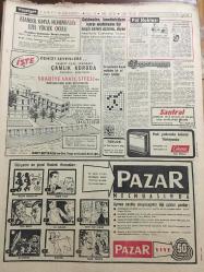 HÜRRİYET GAZETESİ 10 EKİM 1964 YIL :17 SAYI :5907--56 Siyasi mahkum af bekliyor ---Celal Bayar Affı için Müracaatta Bulunmadı --2 Haydut  kaçırdıkları  17 kişi için 510 bin lira  fidye talep etti ---Remington servetinin  varisi eşi için 5 milyon lira  harcadı----B.Milletlere borcunu ödemezse  Rusların  oy hakkı  kaldırılacak ---Yabancı firmalar metro için teklifte bulunuyor --Sigara ve içkilerin ambalajları kötü ---Goldwater  Komünistlere karşı muhteşem bir  haçlı seferi açalım diyor ---Küçük öğrenciler Adliyede iki hırsızı muhakeme etti ---Galatasaray -İ.Spor Beşiktaş ,A.Gücü ile oynuyor ---Fenerbahçe Kulübünde Teknik Direktörlük Yeniden Kuruluyor --Namzet Kadro Pazartesi Açıklanıyor ---18. Tokyo Olimpiyatı Bugün Açılıyor ---Türkiye nin ilk  Fen Lisesi pazartesi günü tedrisata  başlıyor ---Vücudu güzel  olan yıldızlar  rağbette :Nebahat Çehre ,leyla  Sayar ,Nilüfer Aydın,Pervin Par--Nasır Çombe yi  serbest bıraktı --