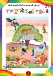 Dikkat Geliştiren Gizli Nesneleri Bul YAZ-SİL Kitabı