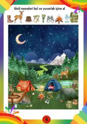 Dikkat Geliştiren Gizli Nesneleri Bul YAZ-SİL Kitabı