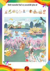 Dikkat Geliştiren Gizli Nesneleri Bul YAZ-SİL Kitabı