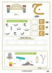 Arapça Alfabe Elif-BA Yaz-SİL Kitabı