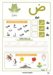 Arapça Alfabe Elif-BA Yaz-SİL Kitabı